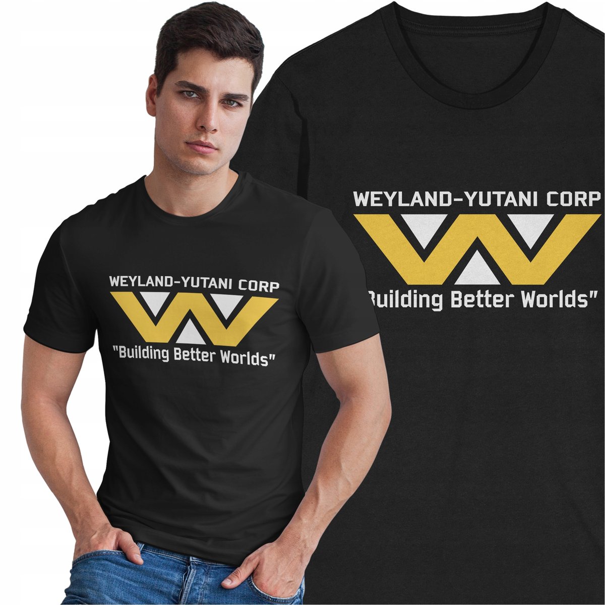 Koszulka Weyland Yutani Corp Alien USCSS Nostromo Prezent dla Fana