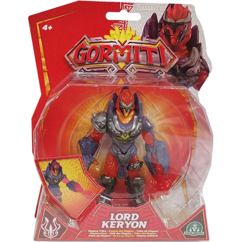 GORMITI GIOCHI PREZIOSI ORYGINALNA RUCHOMA FIGURKA MAGMA TRIBE LORD KERYON