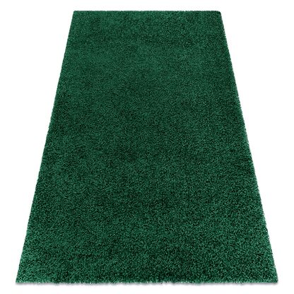 Dywan SOFFI shaggy 5cm butelkowa zieleń Zielony, 80x250