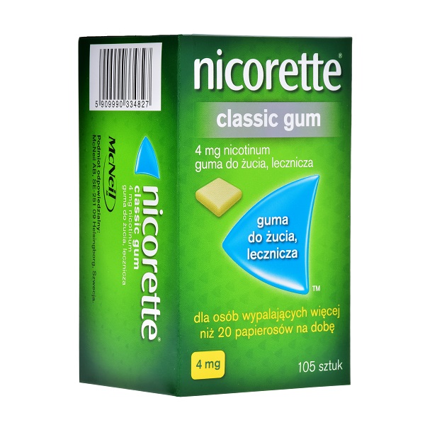 McNeil Nicorette Classic 4mg 105 szt.