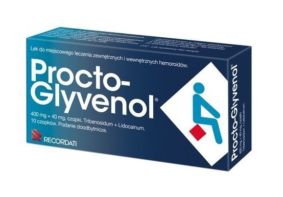 RECORDATI Procto-glyvenol x 10 czopków