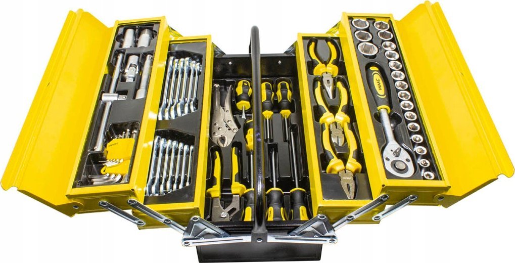 Zestaw narzędzi WMC ZESTAW NARZĘDZI  60el. W SKRZYNCE /WMC