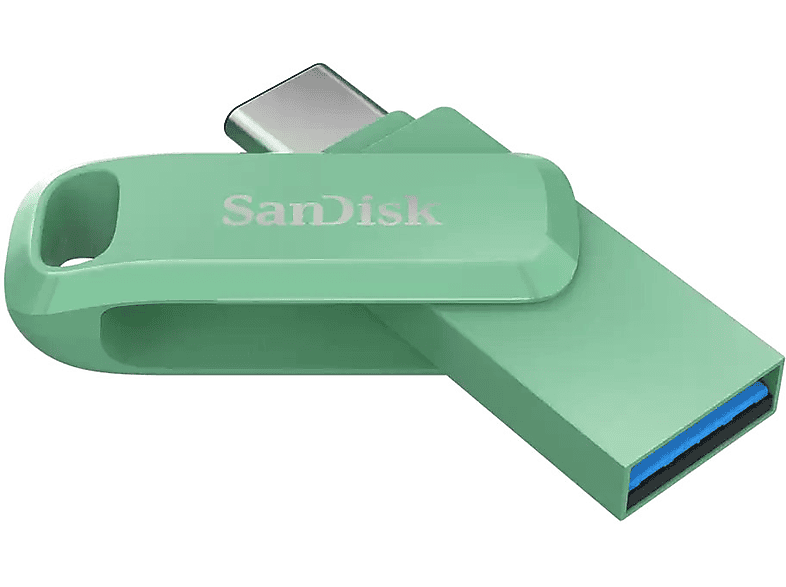 Pendrive SANDISK Ultra Dual Drive Go USB Type-C 128GB Zielony (Absinthe Green)