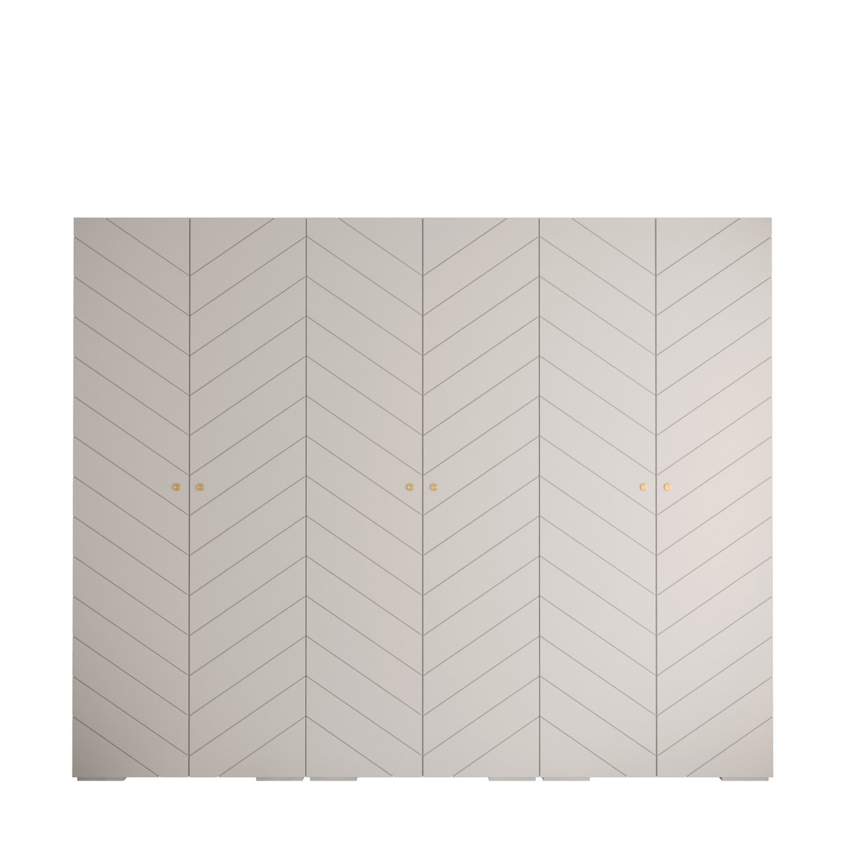 Szafa przesuwna Garderoba MANHATTAN RYFEL 4 300 gł. 47 biały