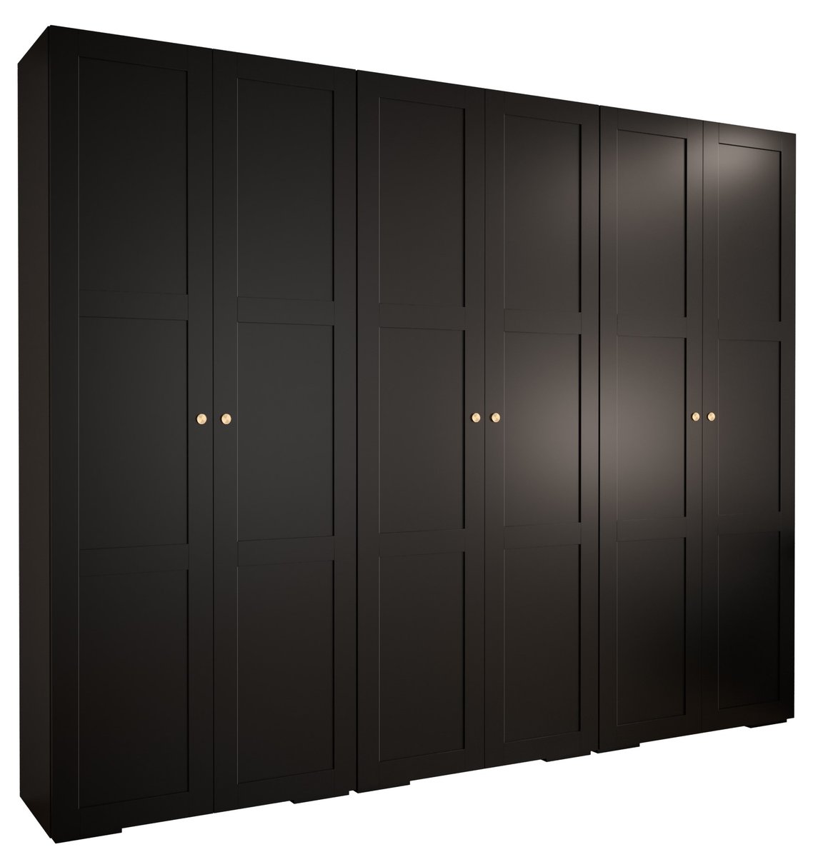 Szafa przesuwna Garderoba MANHATTAN RYFEL 10 300 gł. 47 czarny