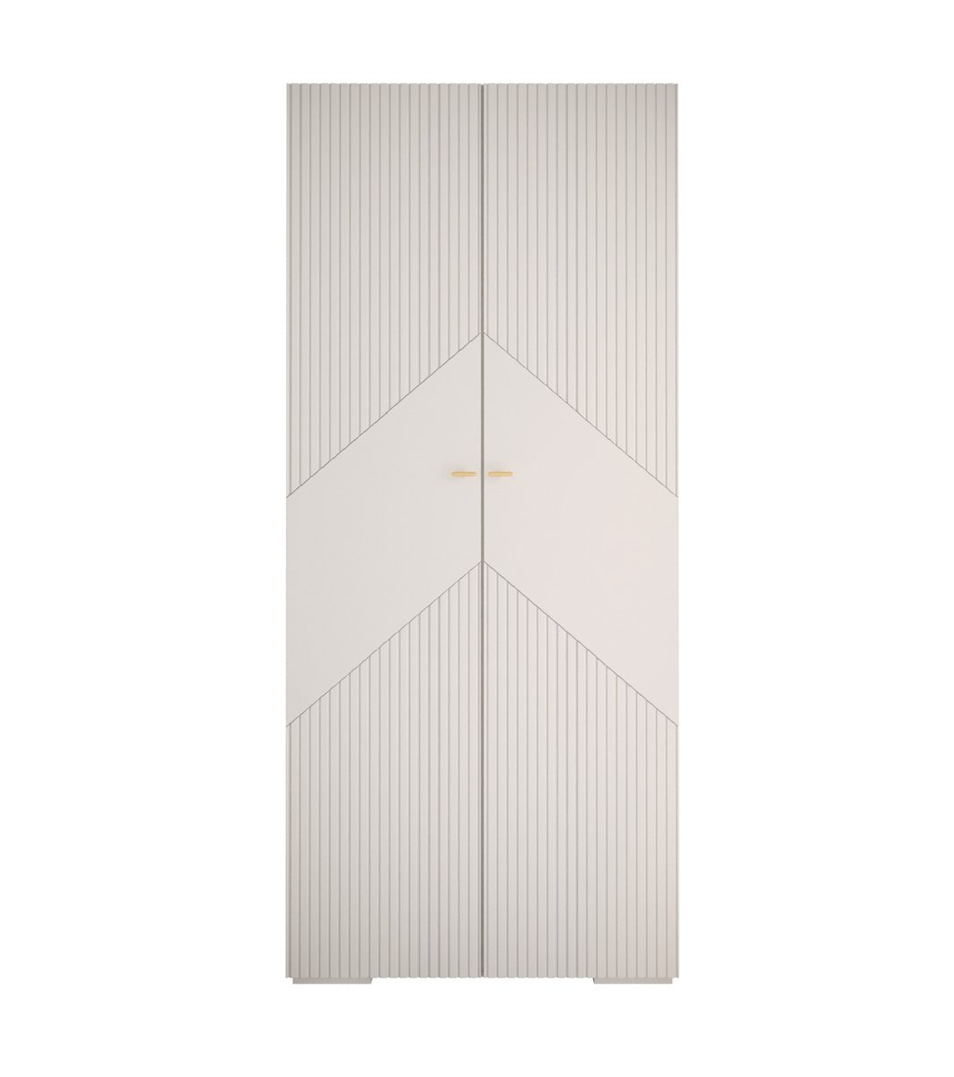 Szafa przesuwna Garderoba MANHATTAN RYFEL 2 100 gł. 47 biały