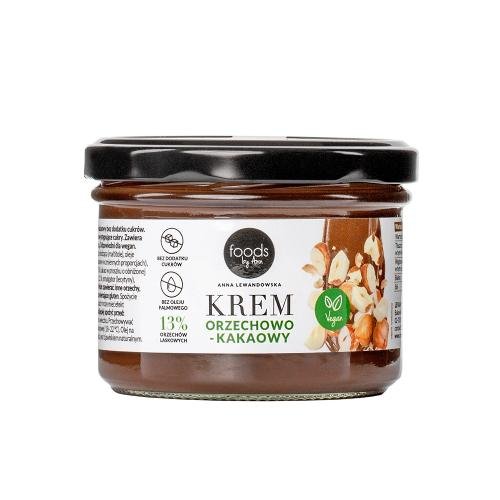 FOODS BY ANN Krem orzechowo-kakaowy 13% Bez cukru 220g