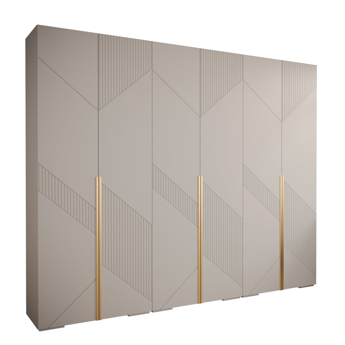 Szafa przesuwna Garderoba MANHATTAN RYFEL 7 300 gł. 47 biały