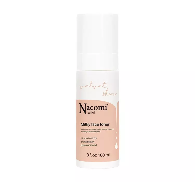 Nacomi Nacomi Next Level - Velvet Skin - Milky Face Toner - Nawilżający, mleczny tonik do twarzy - 100 ml