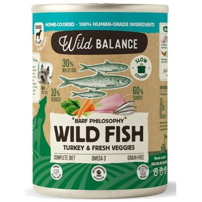 Karma dla psa WILD BALANCE Indyk z rybą 400 g