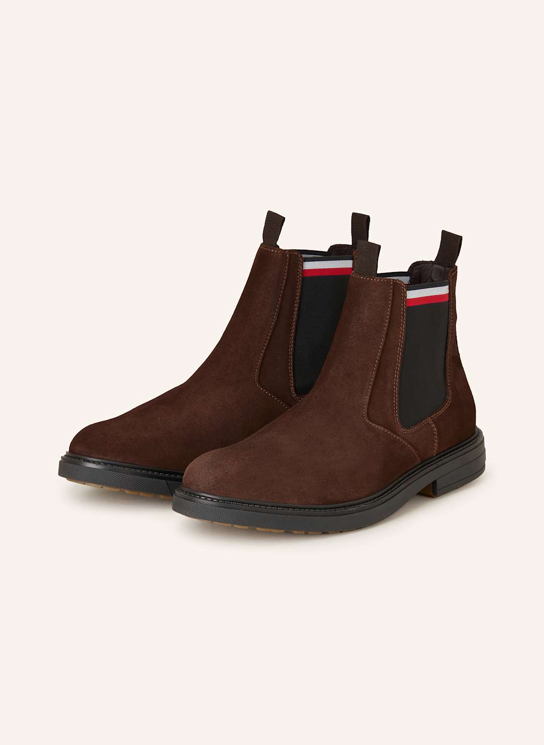 Tommy Hilfiger Botki Chelsea braun