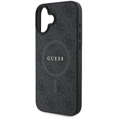 Guess 4G Ring Classic Logo do iPhone 16 Plus czarny