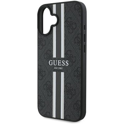 Guess 4G Printed Stripes do iPhone 16 Plus czarny