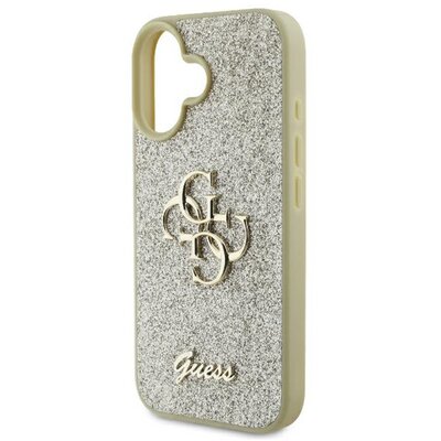 Guess GUHCP16MHG4SGD iPhone 16 Plus złoty/gold HC Fixed Glitter Big 4G