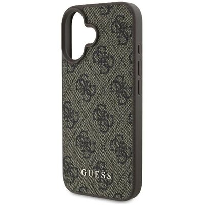Guess GUHCP16MG4GFBR iPhone 16 Plus brązowy/brown HC PU 4G Classic