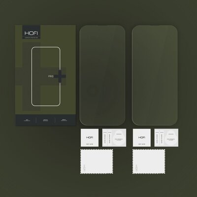 Szkło hartowane HOFI Glass Pro+ do Apple iPhone 16 Przezroczysty (2 szt.)
