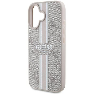 Guess 4G Printed Stripes do iPhone 16 Plus różowy