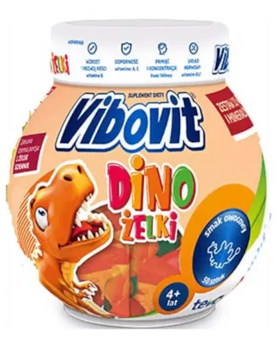 Vibovit Dino Żelki 50 sztuk
