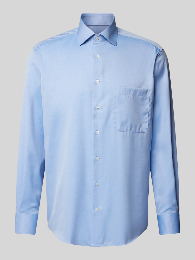 Koszula biznesowa o kroju comfort fit z twillu