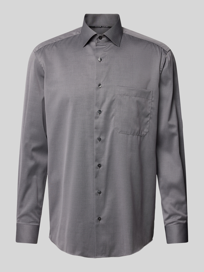 Koszula biznesowa o kroju comfort fit z twillu