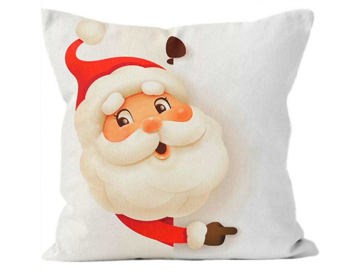 Poszewka 44X44 Na Poduszkę Jaśka Święta Świąteczna Welurowa Welur Mikołaj