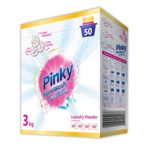 PINKY NanoWash Universal Proszek do prania uniwersalny, 3 kg