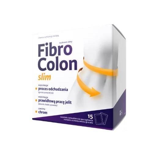 Suplement diety, ZDROVIT Fibro Colon slim, błonnik, odchudzanie 15 saszetek