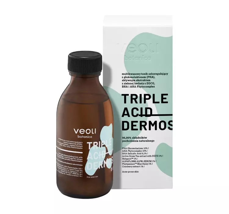 Veolibotanica Veoli Botanica Multikwasowy Tonik Seboregulujący 150 ml