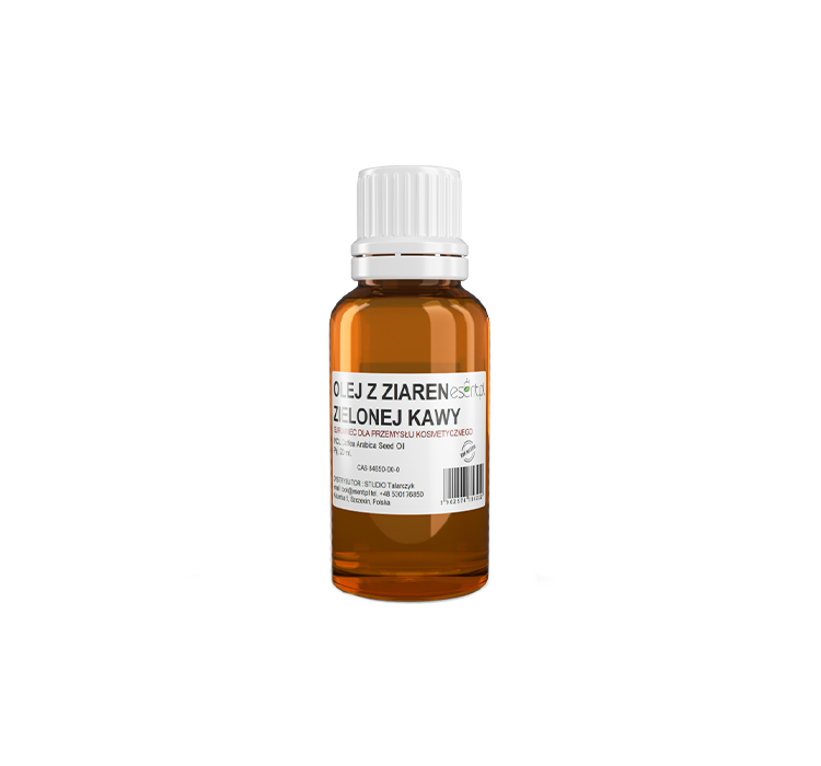 Olej z Ziaren Zielonej Kawy Nierafinowany 20 ml