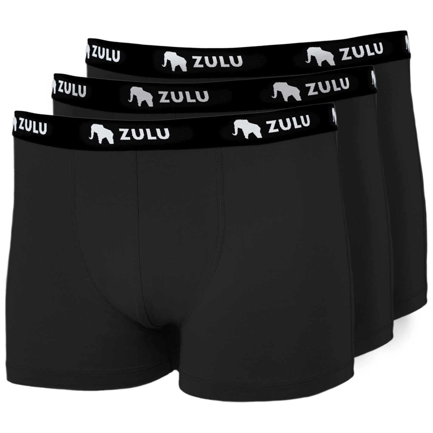 Męskie bokserki Zulu Bambus 210 3-pack Rozmiar: XXL / Kolor: czarny