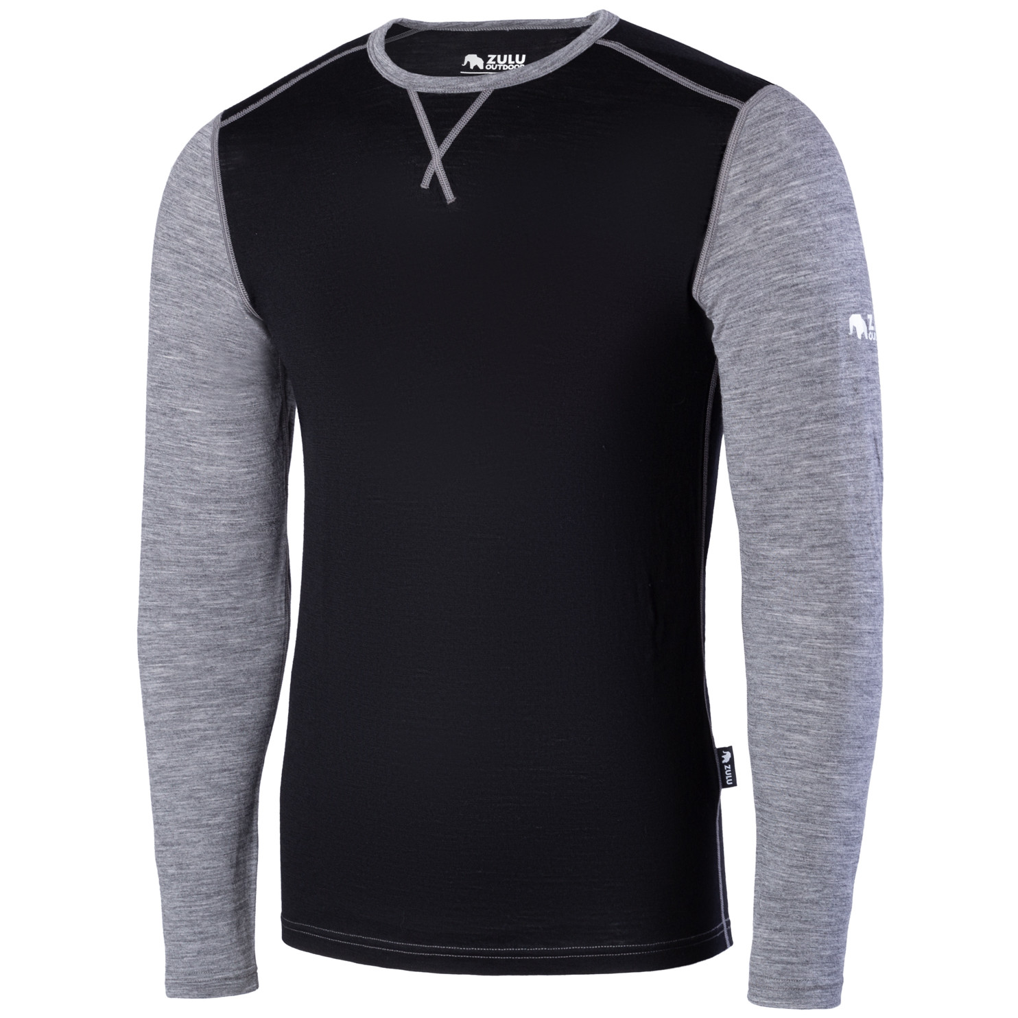 Koszulka męska Zulu Merino 160 Long Rozmiar: XL / Kolor: ciemnozielony