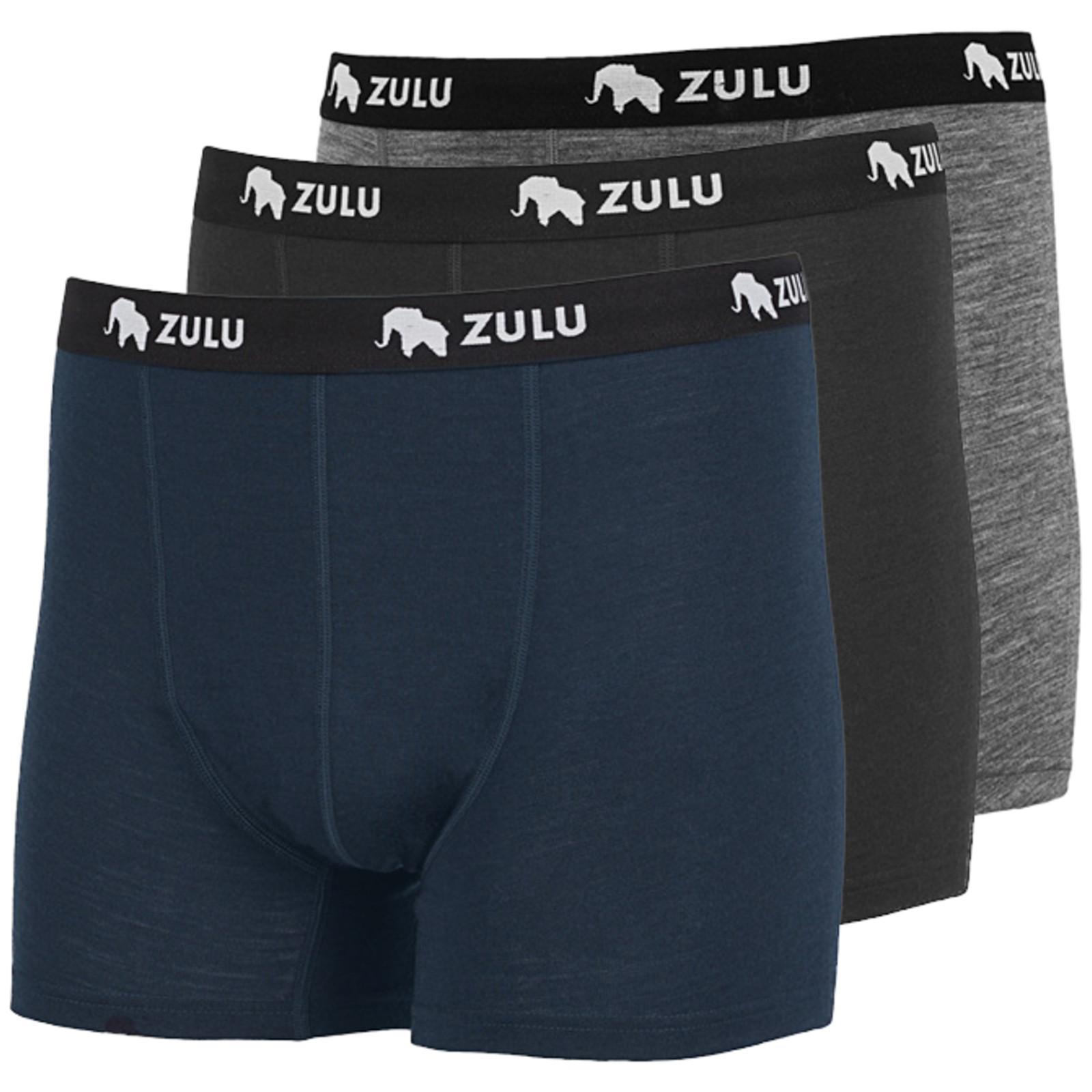 Męskie bokserki Zulu Merino 160 3-pack Rozmiar: M / Kolor: mix1