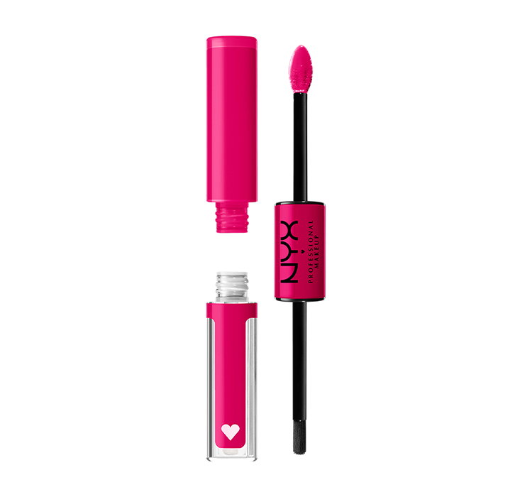 NYX Professional Makeup Professional Makeup - SHINE LOUD HIGH PIGMENT LIP SHINE - Płynna, dwustronna pomadka do ust - 6.8 ml - LEAD EVERYTHING