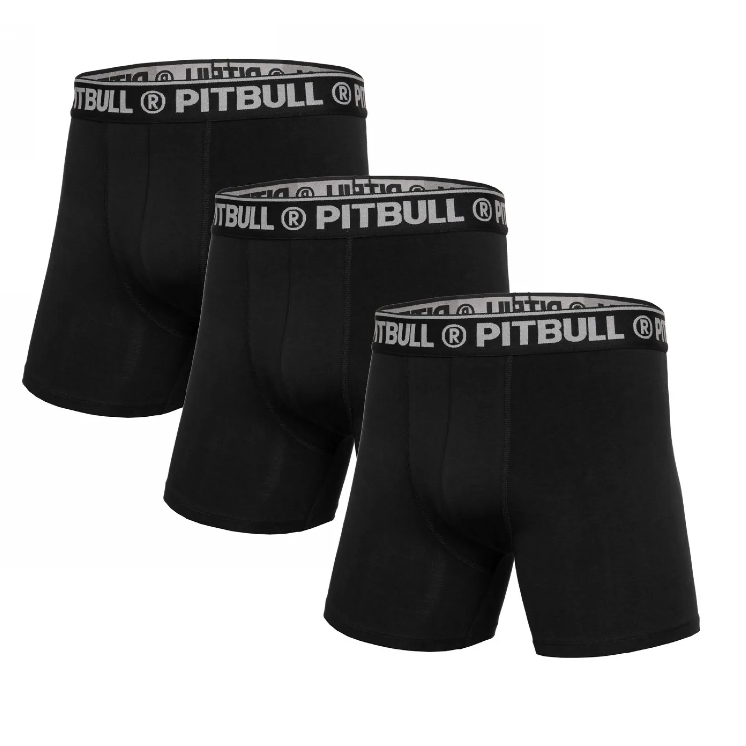 Bokserki 3-pak Pit Bull - Czarne