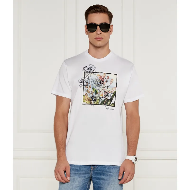 GUESS T-shirt FLOWER BOX | Regular Fit