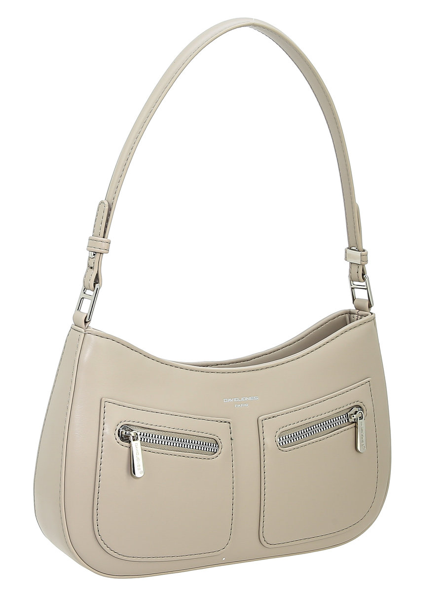 Torebka damska klasyczna na ramię David Jones skóra ekologiczna mała