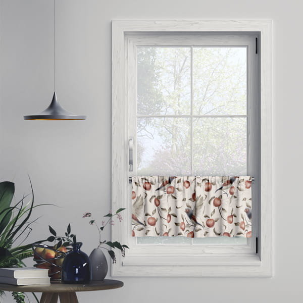 Zazdrostka AUTUMN wzór AT27 | jesienne ptaki i jabłka 60 x 120 cm