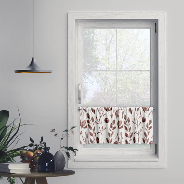 Zazdrostka AUTUMN wzór AT30 | brązowe liście 45 x 120 cm