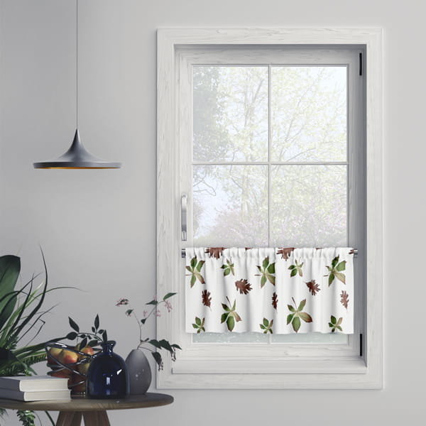 Zazdrostka AUTUMN wzór AT33 | dębowe i kasztanowe liście 60 x 180 cm