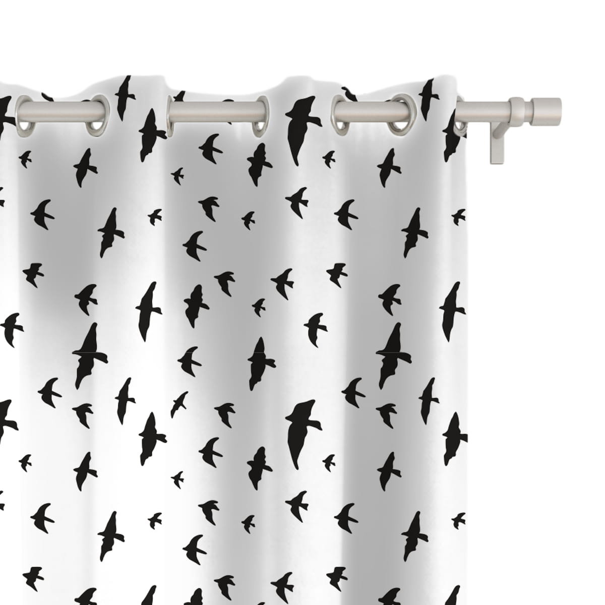 Zasłona AUTUMN wzór AT32 | odlatujące ptaki 150 x 240 cm tkanina zaciemniająca