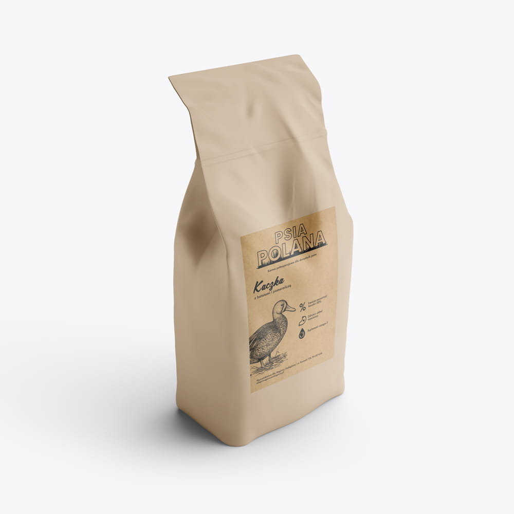 Psia Polana z kaczki sucha karma dla psów małych ras 2kg