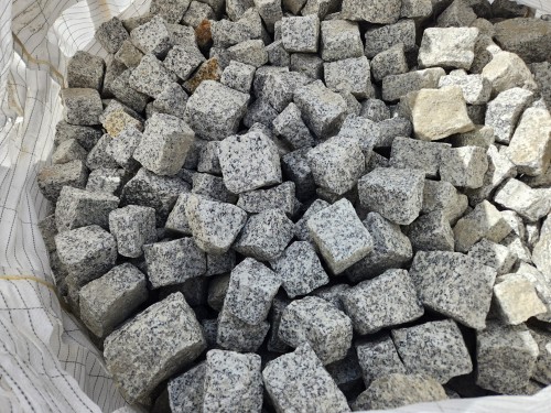 Kostka Granitowa 6/8 Surowo-łupana - Strzegomska