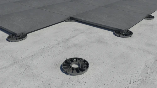 Plastikowa podkładka podpora tarasowa pod płyty 15 mm czarna DDP015