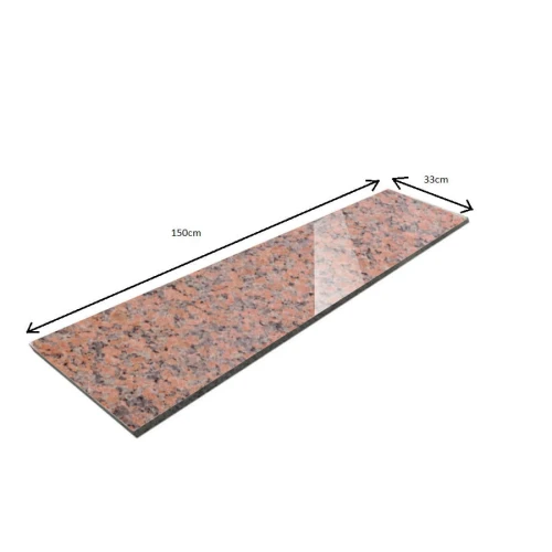 Parapet Stopnica granitowa Maple Red polerowana G562 150x33x2