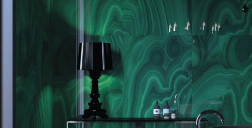 Spiek Kwarcowy Malachite 300x150x0,6 cm