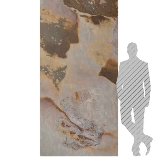 Fornir Kamienny Indian Autumn 122x61x0,2 Transparentny