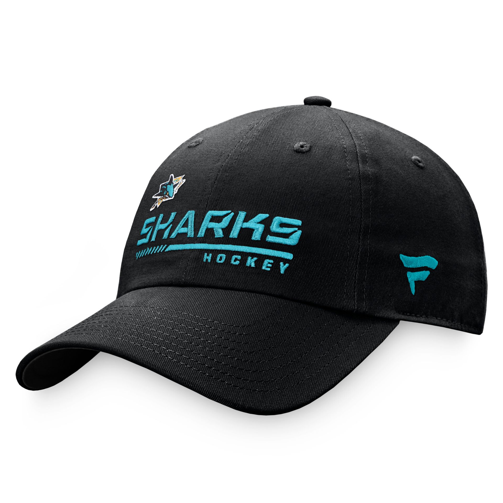Męska czapka z daszkiem Fanatics  Authentic Pro Locker Room Unstructured Adjustable Cap NHL San Jose Sharks