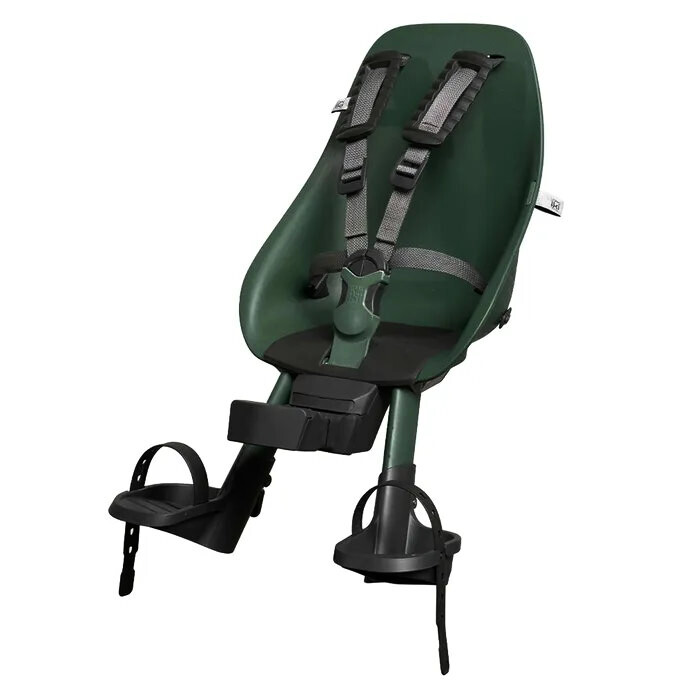 Fotelik rowerowy Urban Iki  BIO Front seat Mosu Green/Bincho Black