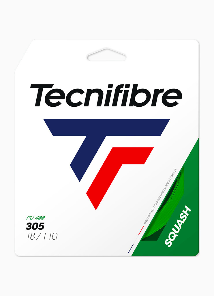 Фото - Аксесуари Tecnifibre Naciąg do squasha  String 305 Squash Green 1,10 mm 