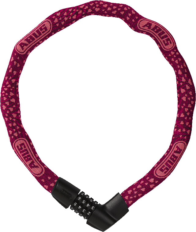 Blokada na rower Abus  Tresor 1385/75 cherry heart (6mm)